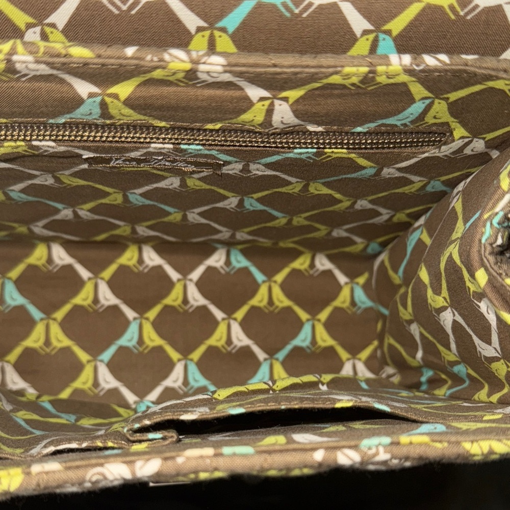 Vera Bradley Retired Sittin in a tree Julia Convertible Handbag - Picture 6 of 8